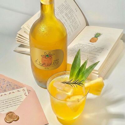 塞米图菠萝味莫斯卡托白葡萄酒6度微醺高颜值女生果酒750毫升