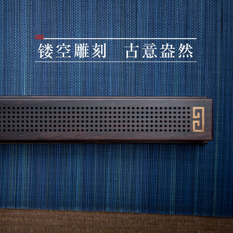 迦印堂 非洲紫光檀室内家用线香炉 卧香炉 熏香炉 富贵绵延