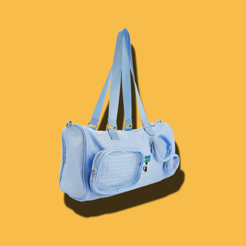 MYTIMELAB摩太潮玩Z0E吧唧斜挎痛包大容量单肩包时尚旅行包手提包 - 图0