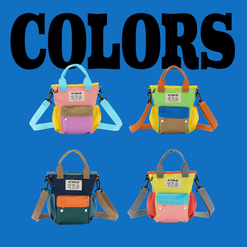 MYTIMELAB摩太潮玩炫彩小斜挎包 儿童单肩包女孩可爱手提包手拎包