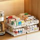 Multi-layer drawer storage medicine cabinet layered storage rack