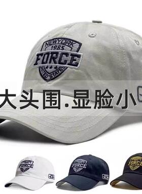 次23547347日达帽子大头士围休闲男码大头鸭牌舌帽男潮适款棒球帽