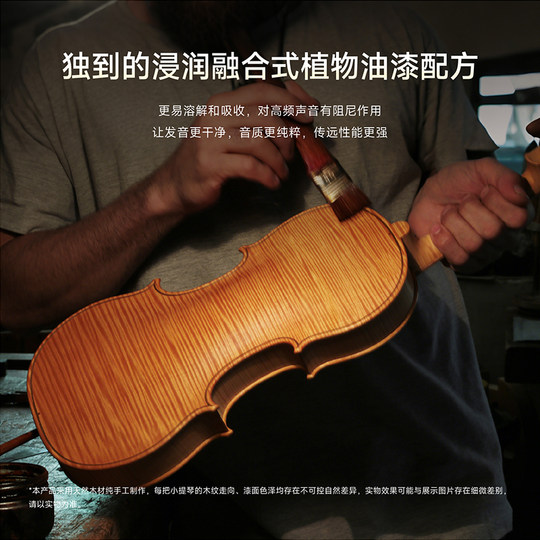 PHOENIX菲妮克斯小提琴初学者专业乐器院校练琴演奏实木纯手工琴