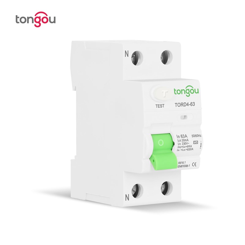 A型漏电断路器2P63A漏电保护开关RCD剩余电流动作断路器RCCB - 图1