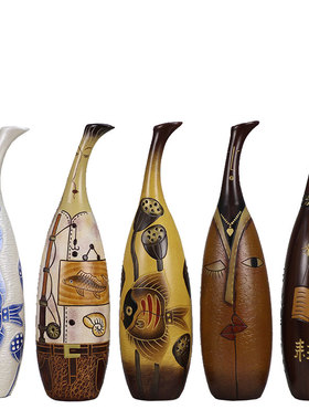 天鹅创意花瓶装饰品节日礼品结婚摆件客厅家居R工艺品陶瓷手工艺