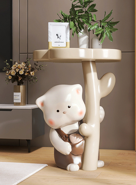 可爱猫落地摆件大型客厅s电视柜沙发旁家居装饰品搬家乔迁新居礼