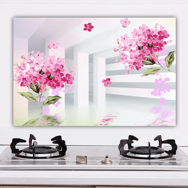 防油贴纸厨房墙纸贴画耐高温加厚墙贴壁纸瓷砖贴防水贴膜自粘g102 - 图2