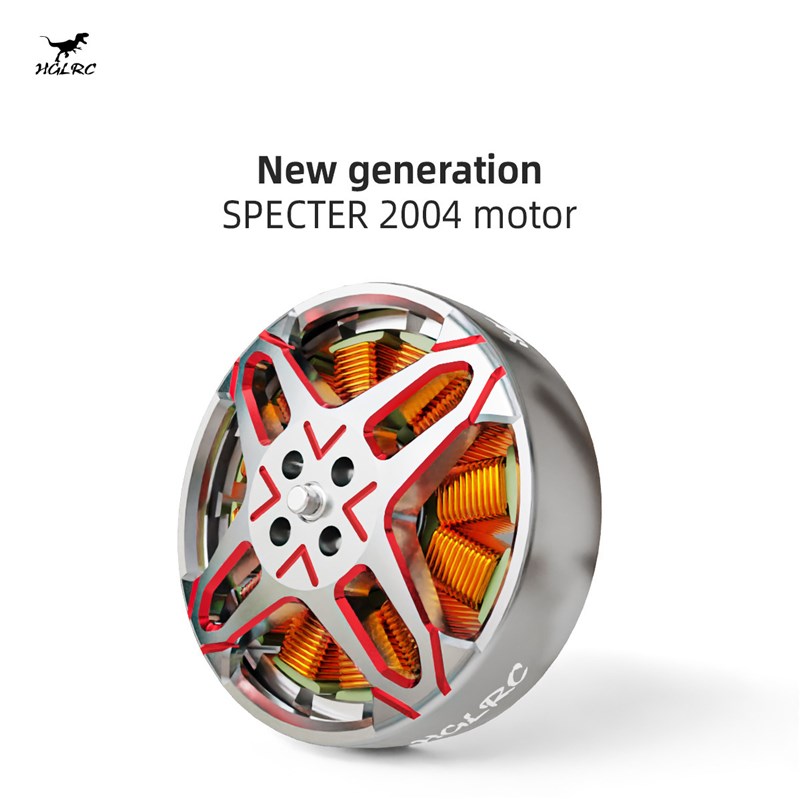 化骨龙HGLRC SPECTER 幽灵 2004电机 7075航空铝 航模电机 穿越机 - 图0