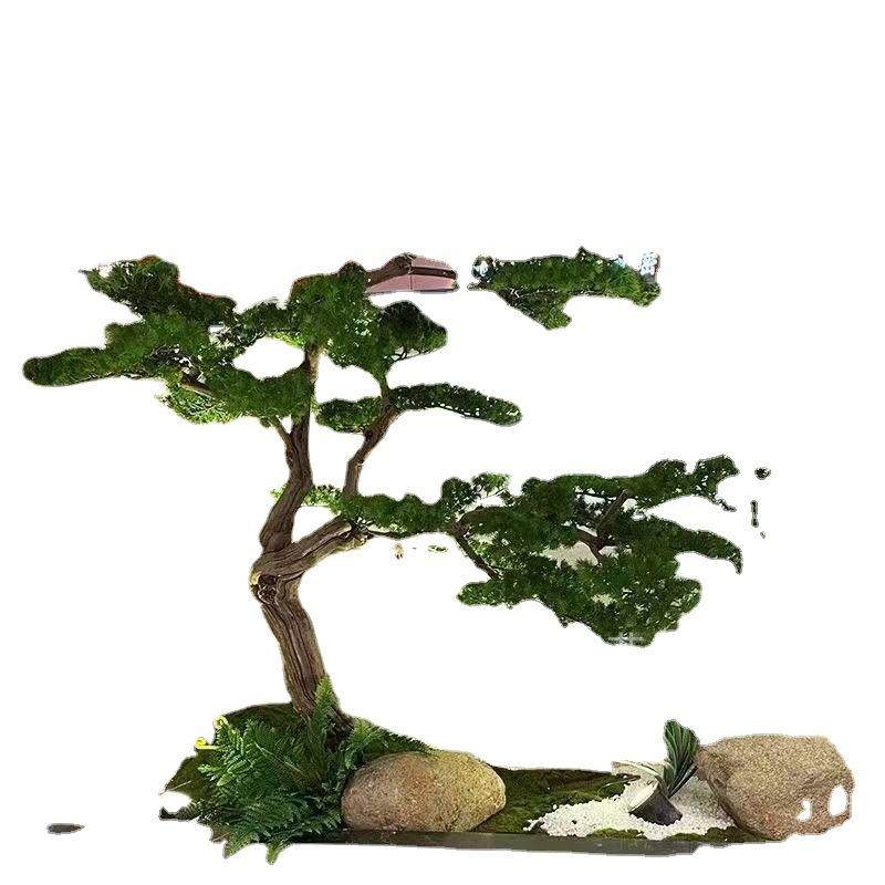 仿真植物崖柏松枝假树枝园林盆景装饰造型树绿化装饰松树,淘宝优惠券,粉丝福利购,淘宝优惠卷