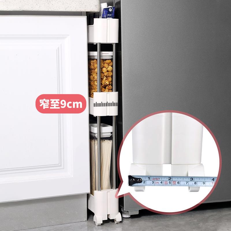 7cm10公分厨房夹缝置物架卫生间浴室洗衣机冰箱极超窄缝隙爽小爽 - 图3