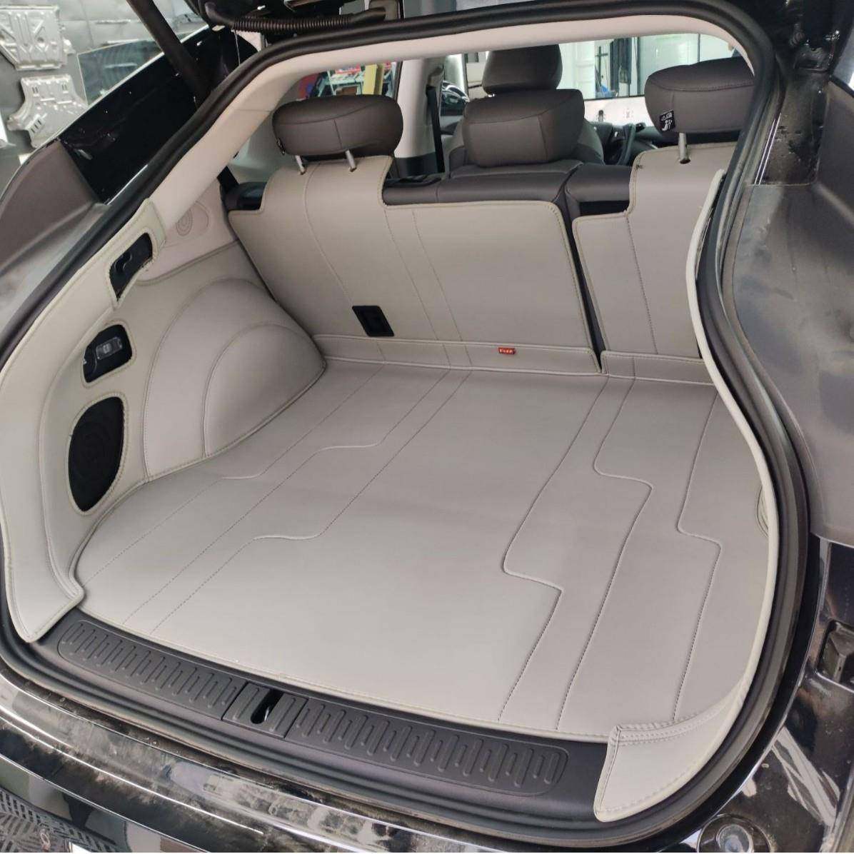 纳帕皮全包围后备箱垫适用智己LS6LS7L6L7汽车行李箱垫全包尾垫,淘宝优惠券,粉丝福利购,淘宝优惠卷