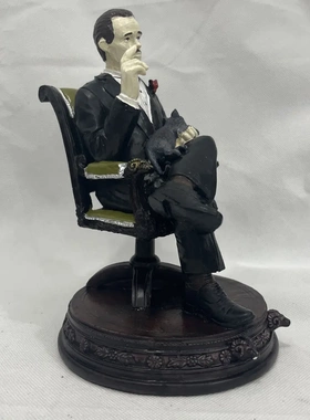 新品树脂工艺大佬座椅大摆件办公桌摆件家具装饰品