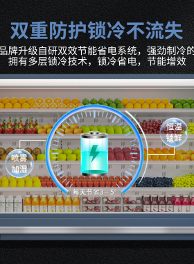 【官方推荐】闪茂水果保鲜风幕柜