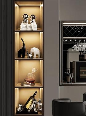 轻奢暴力熊红酒架酒柜装饰品摆件客厅电视柜餐边柜家居玻璃柜摆设