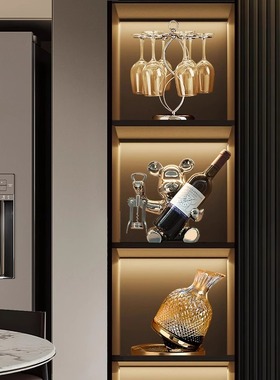 红酒架摆件轻奢高档装饰品