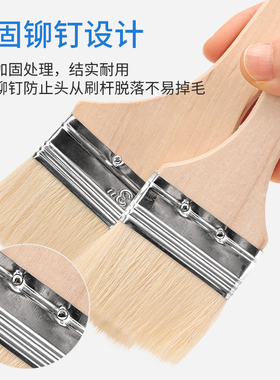 羊毛刷软毛刷油漆涂料无痕刷乳胶漆绘画烧烤烘焙小刷子不易掉毛