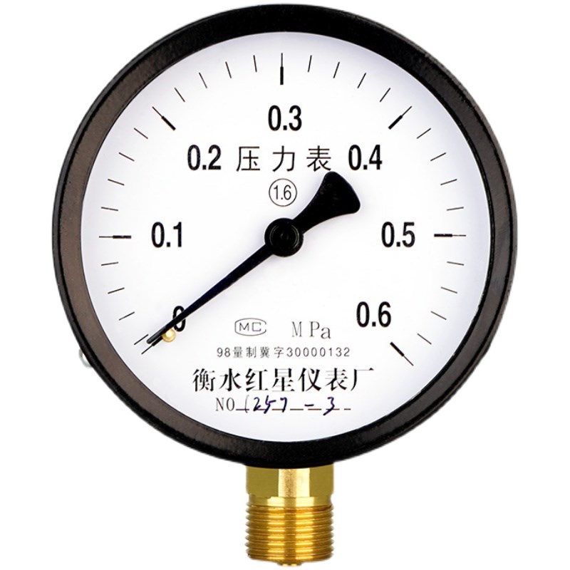 压力表y100水压表气压表管0.6/1/1.6/2.5/4/6/10/16/25/40/60mpa - 图3