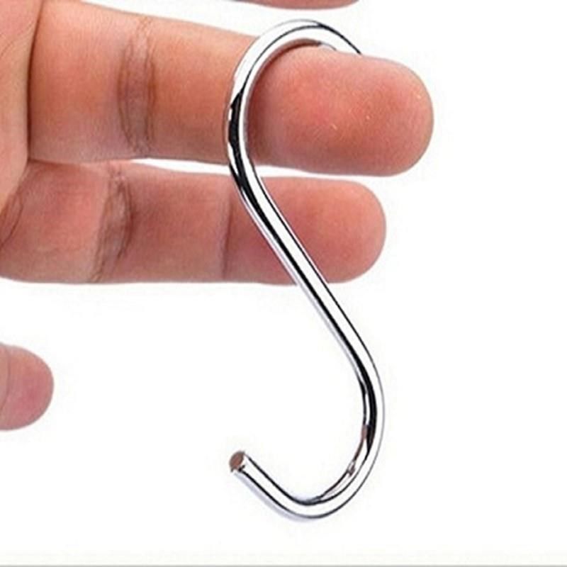 .加粗不锈钢S钩S型挂钩厨房S弯形小钩子服装店加长S勾子展示架壁,淘宝优惠券,粉丝福利购,淘宝优惠卷