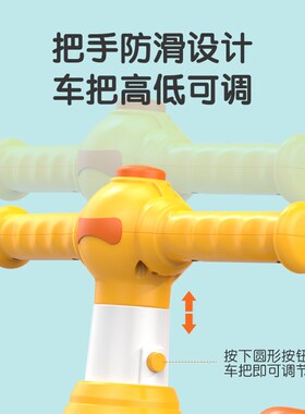 儿童平衡车1-3岁无脚踏滑步车宝宝学步车婴幼儿童滑行四轮溜溜车
