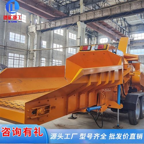 大型树枝碎枝机 移动式树枝粉碎机 果园林场柴油枝条木头粉碎机 - 图2