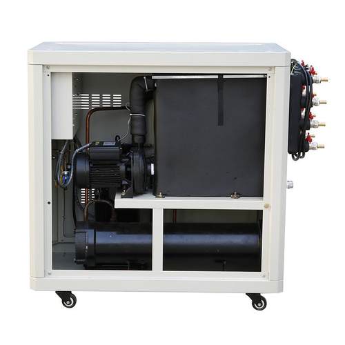 白色机箱5HP水冷式冷水机组激光行业用智能控温快速制冷冷水机 - 图3