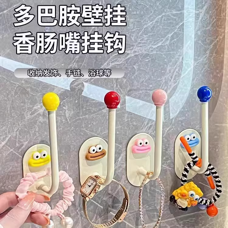 发圈发箍收纳架卫生间发饰发夹皮筋头绳挂钩发绳首饰品收纳用摆件 - 图0