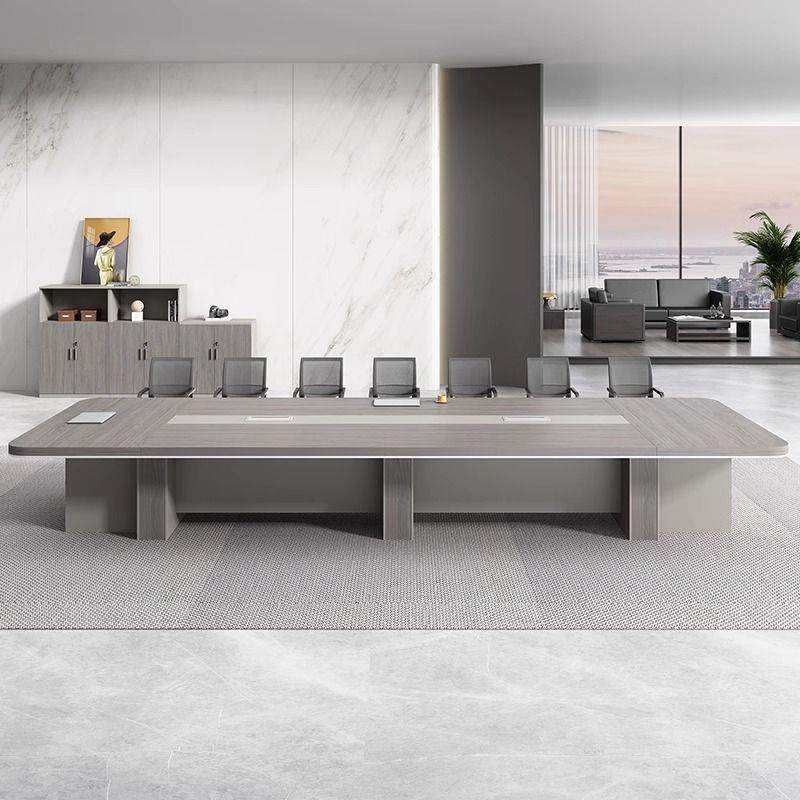 现代办公家具办公桌板式长方形大型会议桌长桌洽谈桌椅组合大尺寸,淘宝优惠券,粉丝福利购,淘宝优惠卷