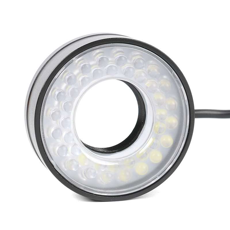 180倍镜头 安装螺纹28mm 42mm 铝合金 40 LED 可调环型 白色光源 - 图2