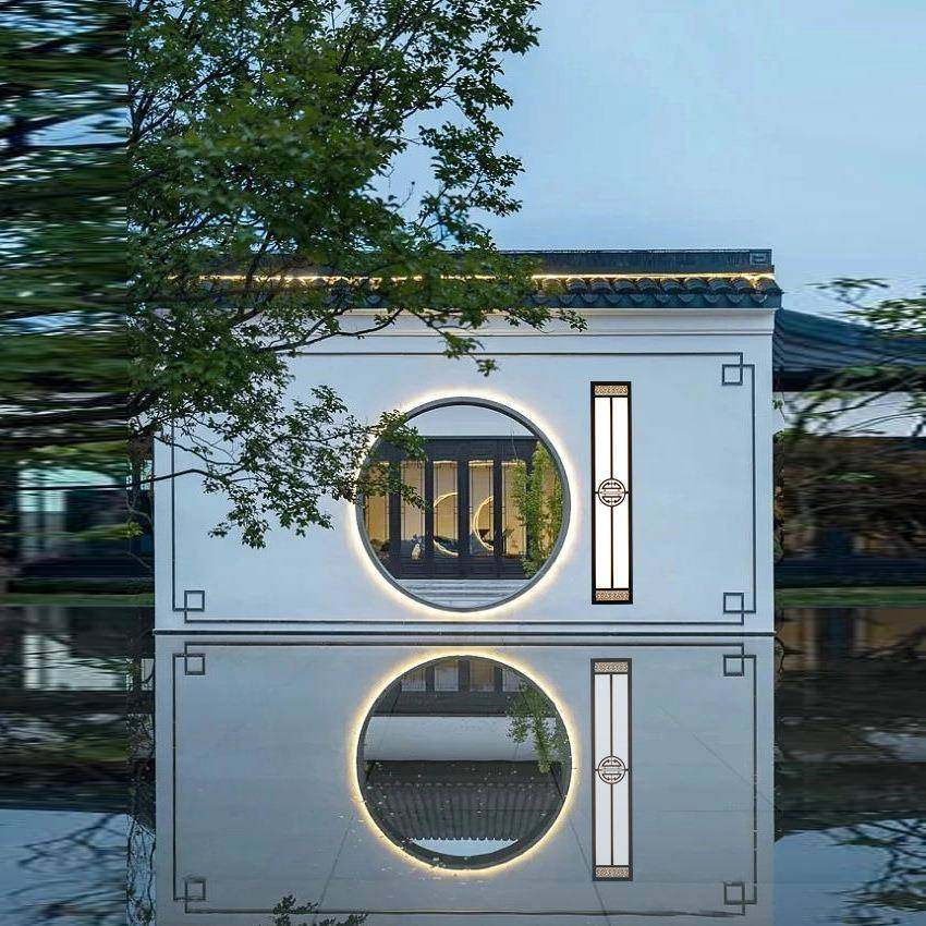 户外专用壁灯不锈钢防水室外墙别墅大门口凉亭中山新中式阳台壁灯,淘宝优惠券,粉丝福利购,淘宝优惠卷