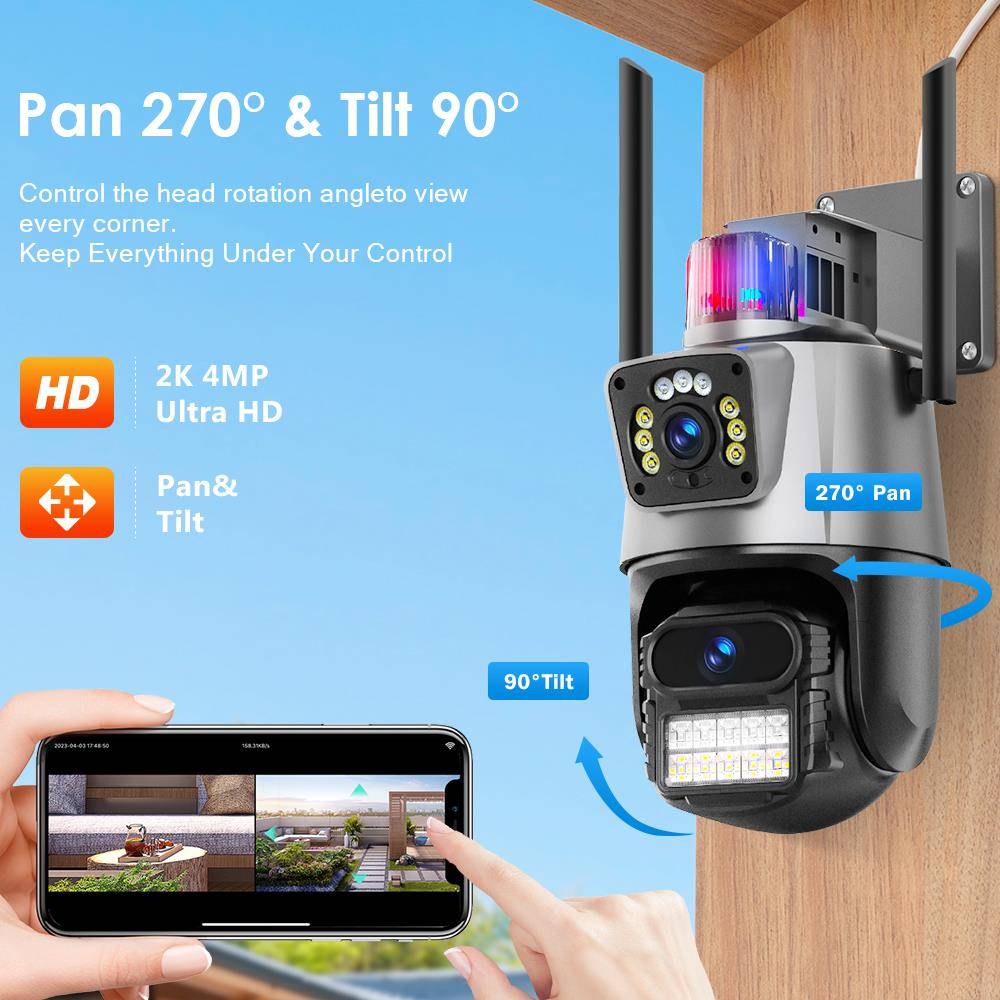 CC-TV WIFI IP Zoom Security Surveillance Camera Home Onvif - 图0