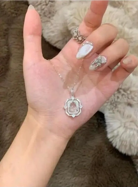 新中式2024款爆款国潮精致潮流百搭高级感时尚小众冰透葫芦项链女