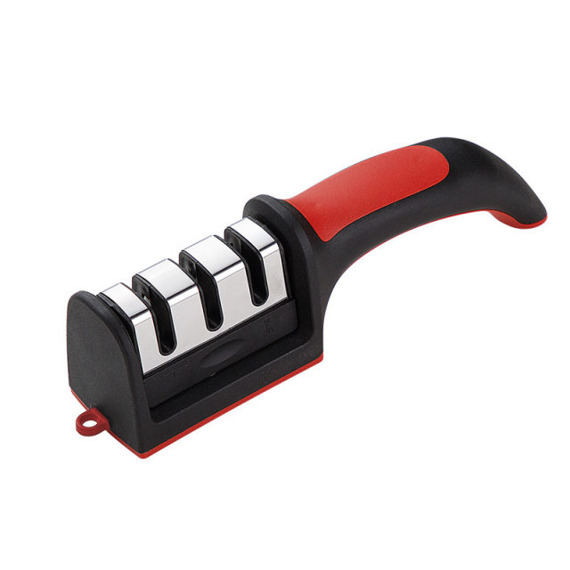 Three-section sharpener grinder grinder manual quick sharpener kitchen household multi-function four-section sharpener tool