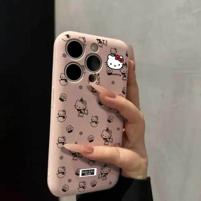 Full screen Hello Kitty new soap case suitable for Apple 16promax mobile phone case iPhone13 soft silicone 14p cartoon cute 15 high-end 12 all-inclusive 11 anti-fall protective cover for women 17air Full screen Hello Kitty new soap case suitable for Apple 16promax mobile phone case iPhone13 soft silicone 14p cartoon cute 15 high-end 12 all-inclusive 11 anti-fall protective cover for women 17air
