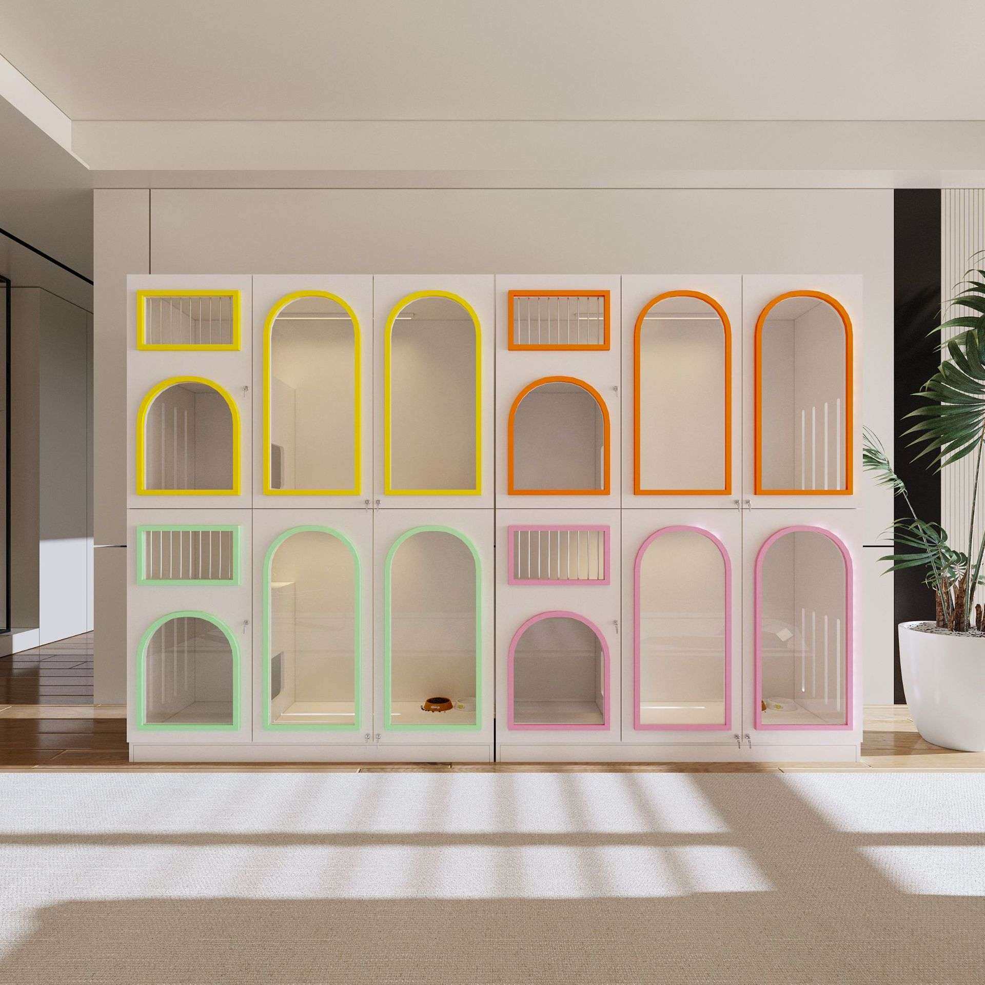 定制猫展示柜猫别墅实木大型大空间玻璃猫笼子寄养繁育笼豪华猫,淘宝优惠券,粉丝福利购,淘宝优惠卷