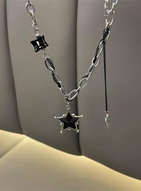 儿童街舞潮酷古巴项链男孩装饰演出嘻哈走秀hiphop配饰锁骨链女童