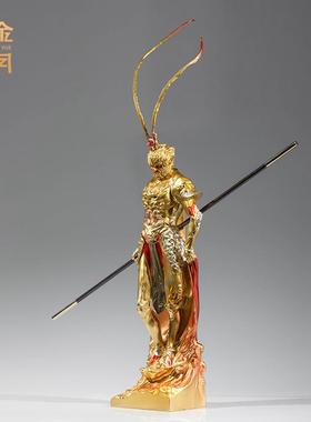铜金岁月齐天大圣孙悟空铜器摆件黑神话齐天大圣孙悟空彩铜器摆件