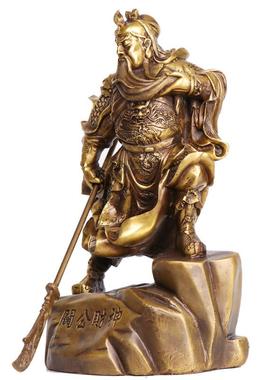 杨铜记 铜关公 关公财神摆件 武财神关公摆件 关公财神