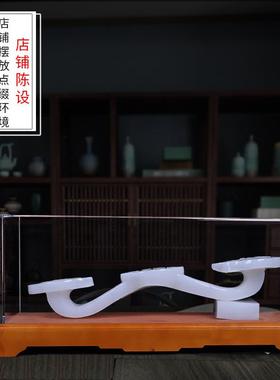 天然阿富汗玉石玉如意摆件万事如意家居装饰客厅乔迁新居开业礼品