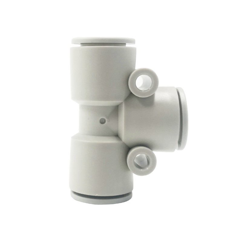 SMC气管T型三通快插接头KQ2T04-00A KQ2T06-00A KQ2T08-00A变径通 - 图2