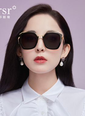 帕莎太阳眼镜2023年新款女夏防紫外线偏光防晒大脸近视墨镜帕沙潮