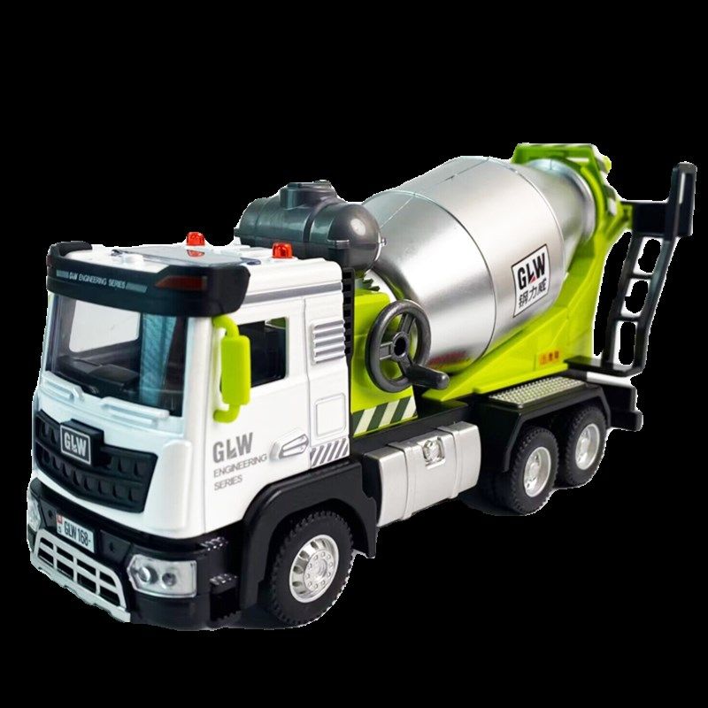 儿童合金工程车男孩水泥搅拌车机玩具宝宝大号混凝土罐车套装礼物,淘宝优惠券,粉丝福利购,淘宝优惠卷