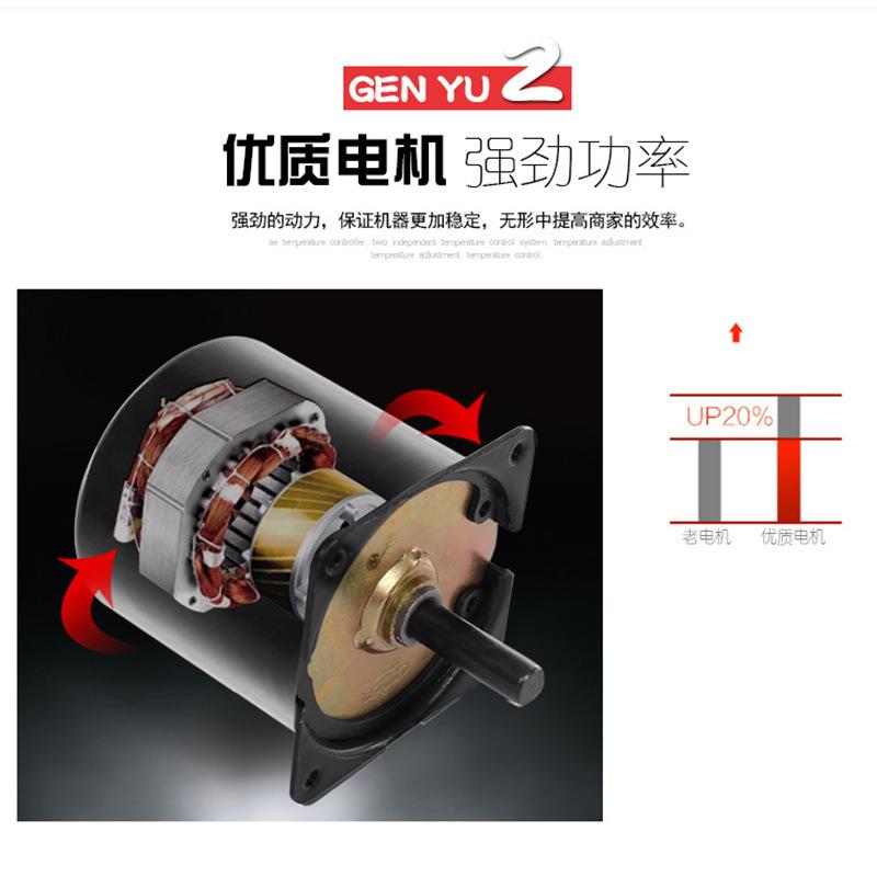 新款CY-7管可拆推门烤肠机商超台式烤热狗机家用小型烤肠机器烤箱 - 图1