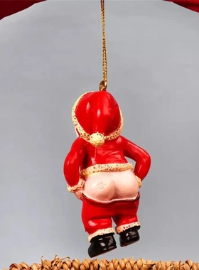 新款圣诞节老人挂件圣诞树装饰圣诞橱窗布置礼物装饰品小装饰
