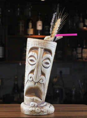 酒点半Tiki杯子夏威夷鸡尾酒杯马天尼杯创意个性陶瓷面具杯提基杯