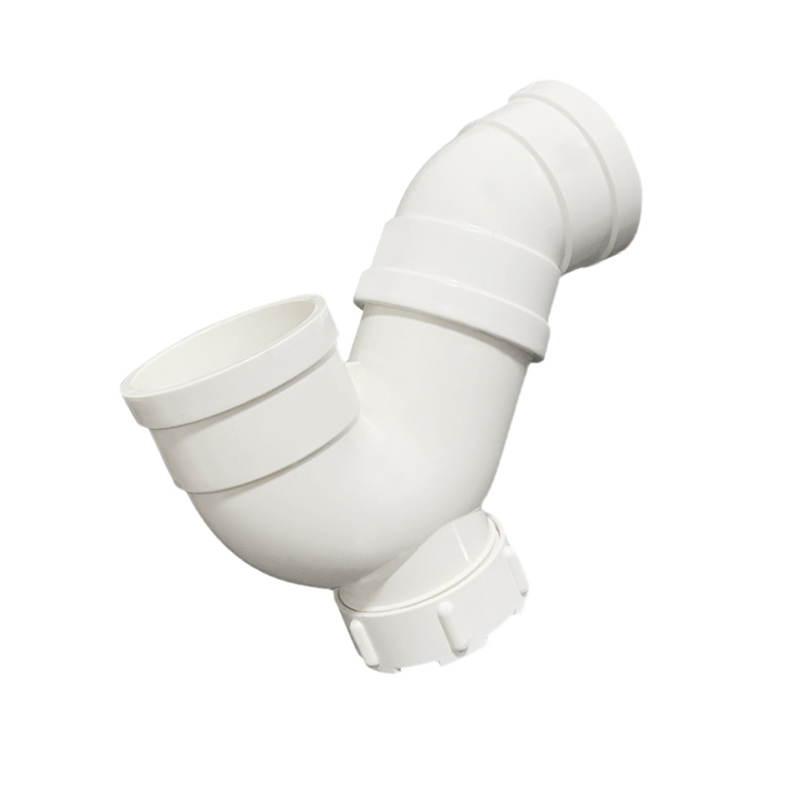 国标PVC存水弯50P型防臭弯头75带检查口无门110下水管配件大全 - 图3