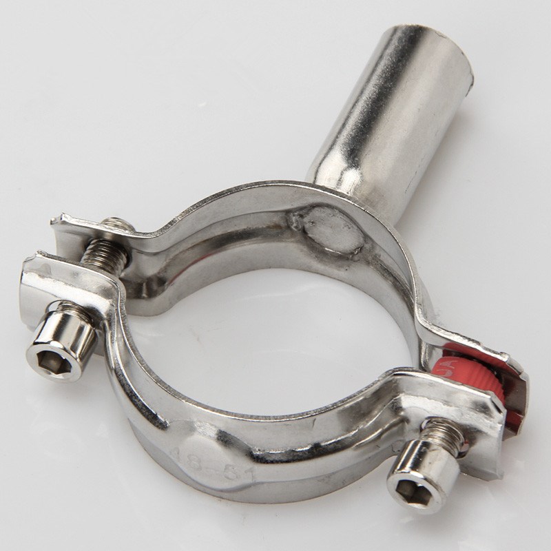 304 不锈钢管焊接支架管夹管道固定卡子支架圆管卡扣抱箍水管紧固 - 图2