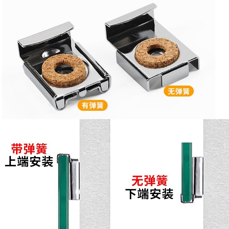 玻璃固定夹卡子夹子卡定配件扣器镜子浴室安装托支架挂墙层板卡扣,淘宝优惠券,粉丝福利购,淘宝优惠卷