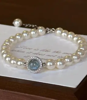 鲛人语记戒指珍珠手链轻奢小众精致法式手串女气质高级