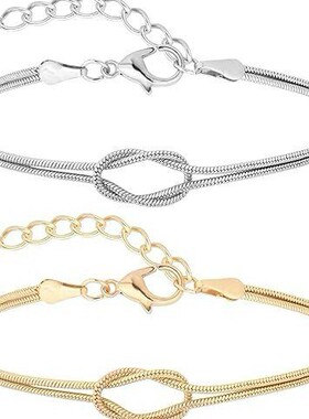 欧美打结手链希音简约小众高级个性气质手饰情人节礼物