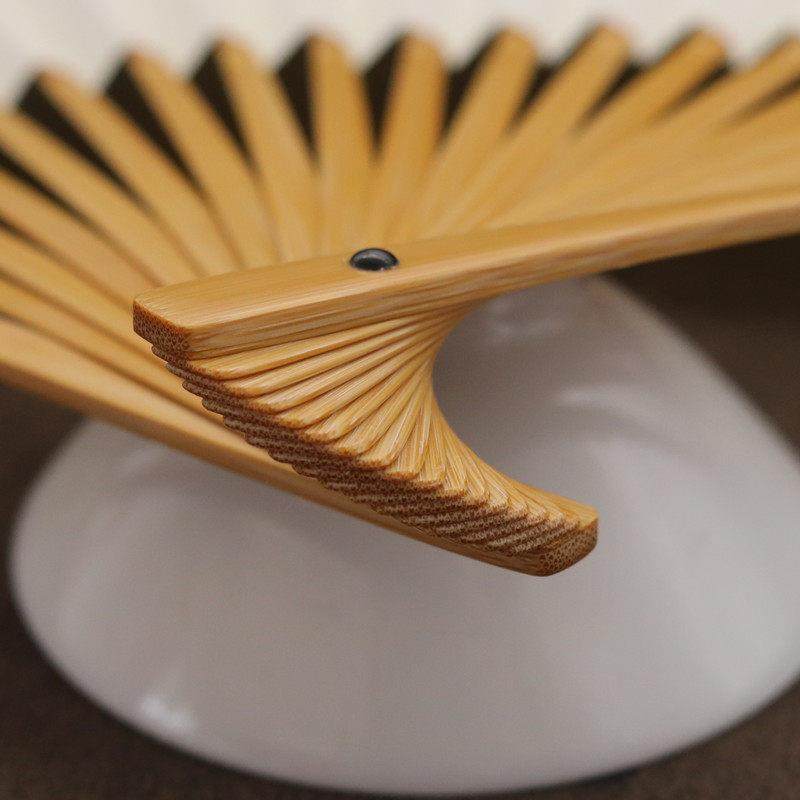 文玩老玉竹苏工折扇 精工明式小古方9.5寸18方纯手工定制古风扇子,淘宝优惠券,粉丝福利购,淘宝优惠卷